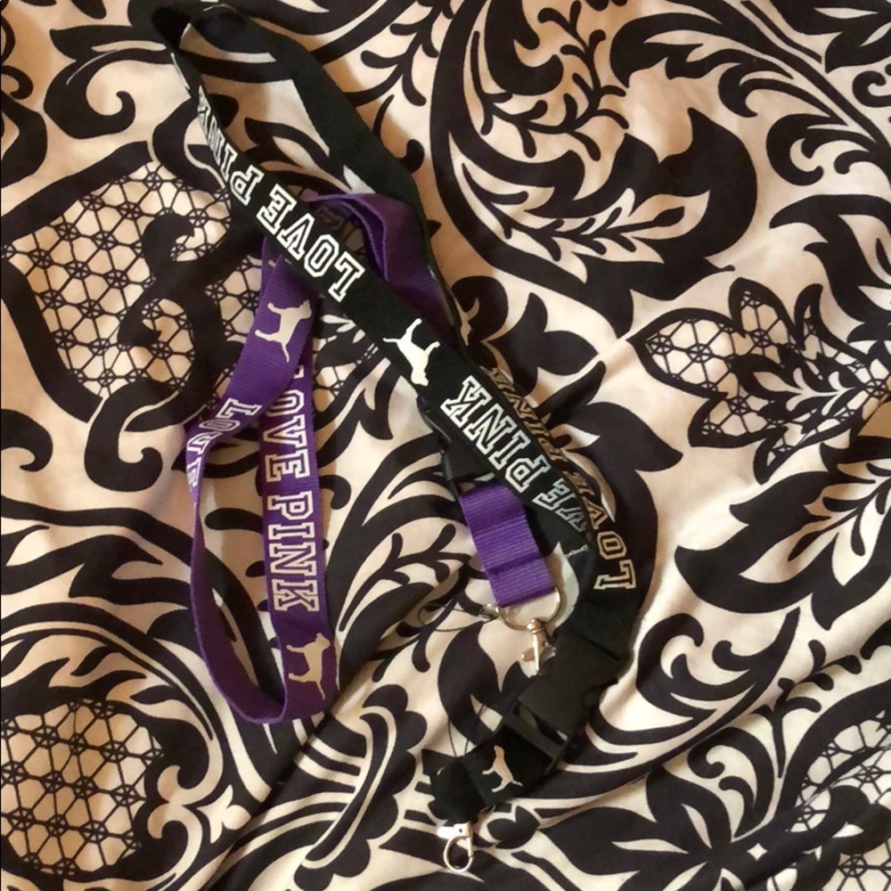 Set Of 2 PINK Lanyards